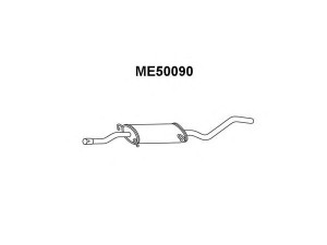 VENEPORTE ME50090 priekinis duslintuvas 
 Išmetimo sistema -> Duslintuvas
6394902681
