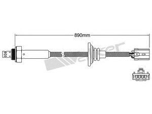 WALKER PRODUCTS 250-24542 lambda jutiklis 
 Išmetimo sistema -> Lambda jutiklis
30864308