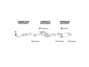 VENEPORTE 800160 išmetimo sistema 
 Išmetimo sistema -> Išmetimo sistema, visa