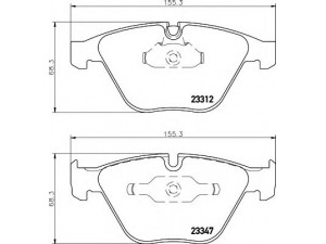 HELLA 8DB 355 009-271 stabdžių trinkelių rinkinys, diskinis stabdys 
 Techninės priežiūros dalys -> Papildomas remontas
34111763089, 34112283865, 3411228764
