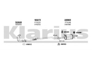 KLARIUS 330909E išmetimo sistema