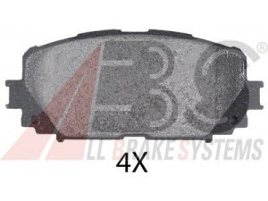 A.B.S. 35015 OE stabdžių trinkelių rinkinys, diskinis stabdys 
 Techninės priežiūros dalys -> Papildomas remontas
04465-52270
