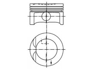 KOLBENSCHMIDT 99438600 stūmoklis 
 Variklis -> Cilindrai/stūmokliai
6 23 655, 90486580