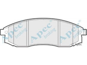 APEC braking PAD1228 stabdžių trinkelių rinkinys, diskinis stabdys 
 Techninės priežiūros dalys -> Papildomas remontas
527550, MR527550