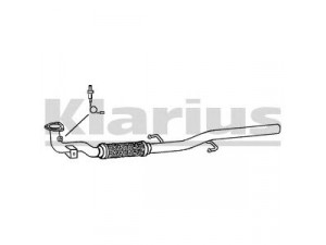 KLARIUS 142763 priekinis duslintuvas 
 Išmetimo sistema -> Duslintuvas
5Z0253059H, 5Z0253059H, 5Z0253059H