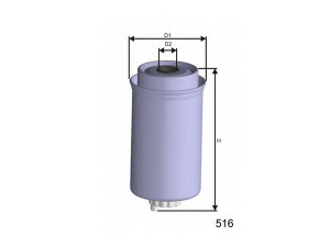 MISFAT M432 kuro filtras 
 Techninės priežiūros dalys -> Papildomas remontas
2C119176BA, 4032667, 4352681, 4437885