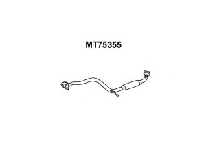 VENEPORTE MT75355 vidurinis duslintuvas 
 Išmetimo sistema -> Duslintuvas
MB611746