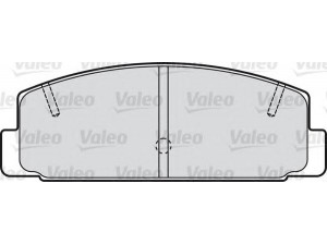 VALEO 598780 stabdžių trinkelių rinkinys, diskinis stabdys 
 Techninės priežiūros dalys -> Papildomas remontas
FA67-49-280, FA6749280, FB71-26-28ZA