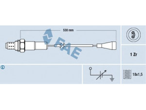 FAE 77100 lambda jutiklis 
 Išmetimo sistema -> Lambda jutiklis
112016, 59635160, 4430291, 5963516