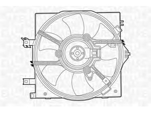 MAGNETI MARELLI 069422420010 ventiliatorius, radiatoriaus 
 Aušinimo sistema -> Oro aušinimas
ETP5772