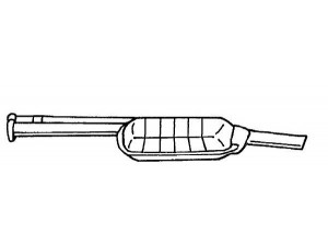 AKS DASIS SG35432 vidurinis duslintuvas
