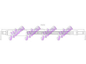 Brovex-Nelson H1651 stabdžių žarnelė 
 Stabdžių sistema -> Stabdžių žarnelės
1613337, 1613346, 6095650, 83BB2078AC