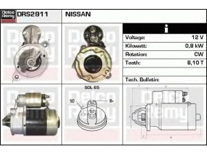 DELCO REMY DRS2911 starteris 
 Elektros įranga -> Starterio sistema -> Starteris
M1T71981, M2T23081, M2T25772, M3T27681