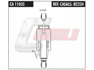 CASALS B2234 amortizatorius, kabinos pakaba
1075076, 1075077