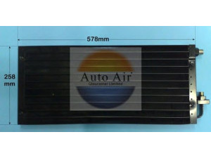 AUTO AIR GLOUCESTER 16-23X10 kondensatorius, oro kondicionierius