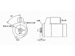MAGNETI MARELLI 943241016010 starteris 
 Elektros įranga -> Starterio sistema -> Starteris
R20118400, RF0118400, RF0118400A