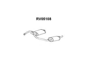 VENEPORTE RV05108 galinis duslintuvas 
 Išmetimo sistema -> Duslintuvas
GEX33072, GEX33183, GEX33072, GEX33183