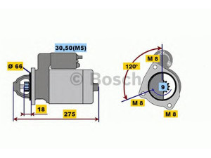 BOSCH 0 001 208 226 starteris