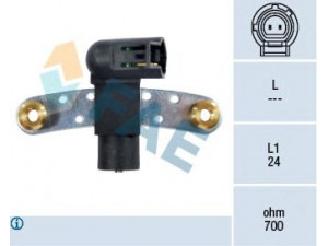 FAE 79163 jutiklis, alkūninio veleno impulsas; RPM jutiklis, variklio valdymas 
 Variklis -> Variklio elektra
77 00 300 992