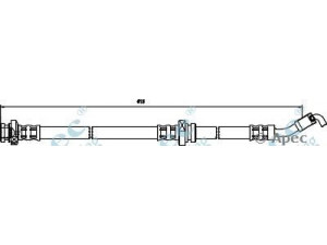 APEC braking HOS3518 stabdžių žarnelė 
 Stabdžių sistema -> Stabdžių žarnelės
46210AX601