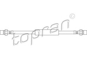 TOPRAN 103 358 stabdžių žarnelė 
 Stabdžių sistema -> Stabdžių žarnelės
211 611 775A, 281 611 775B