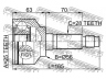 FEBEST 2210-SOR jungtis, kardaninis velenas
49591-3E000