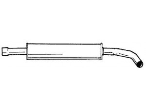 AKS DASIS SG60460 vidurinis duslintuvas