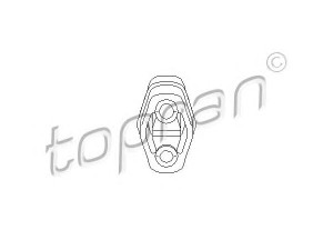 TOPRAN 104 402 laikantysis rėmas, duslintuvas 
 Išmetimo sistema -> Surinkimo dalys -> Atskiros surinkimo dalys -> Gnybtas
8A0 253 147