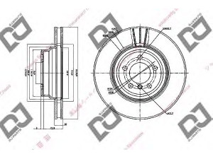 DJ PARTS BD1625 stabdžių diskas 
 Dviratė transporto priemonės -> Stabdžių sistema -> Stabdžių diskai / priedai
34116750267