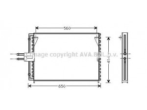 AVA QUALITY COOLING RT5189 kondensatorius, oro kondicionierius 
 Oro kondicionavimas -> Kondensatorius
7701038227, 7701038395
