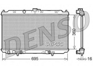 DENSO DRM46024 radiatorius, variklio aušinimas 
 Aušinimo sistema -> Radiatorius/alyvos aušintuvas -> Radiatorius/dalys
21460AV700, 21460BM700, 21460BM702