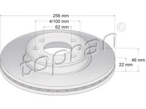 TOPRAN 820 260 stabdžių diskas 
 Dviratė transporto priemonės -> Stabdžių sistema -> Stabdžių diskai / priedai
51712 1G000, 51712 1G000