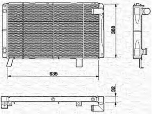 MAGNETI MARELLI 350213601000 radiatorius, variklio aušinimas 
 Aušinimo sistema -> Radiatorius/alyvos aušintuvas -> Radiatorius/dalys
130945
