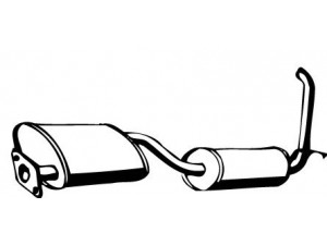 WALKER 14698 galinis duslintuvas 
 Išmetimo sistema -> Duslintuvas
6192638, 6192639