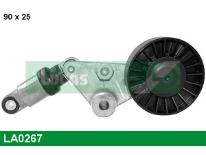 LUCAS ENGINE DRIVE LA0267 įtempiklio skriemulys, V formos rumbuotas diržas 
 Diržinė pavara -> V formos rumbuotas diržas/komplektas -> Įtempiklio skriemulys