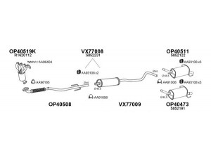VENEPORTE 770069 išmetimo sistema 
 Išmetimo sistema -> Išmetimo sistema, visa