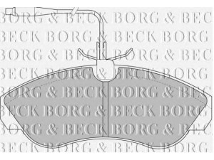 BORG & BECK BBP1430 stabdžių trinkelių rinkinys, diskinis stabdys 
 Techninės priežiūros dalys -> Papildomas remontas
425118, 425119, 425452, E172032