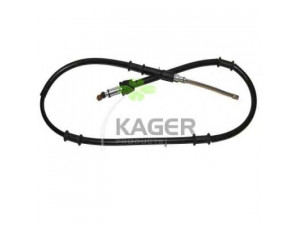 KAGER 19-6143 trosas, stovėjimo stabdys 
 Stabdžių sistema -> Valdymo svirtys/trosai
597701C000