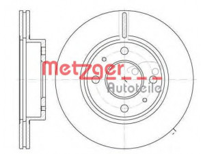 METZGER 6105.10 stabdžių diskas 
 Dviratė transporto priemonės -> Stabdžių sistema -> Stabdžių diskai / priedai
40206-58A00, 40206-58A01, 40206-60Y01