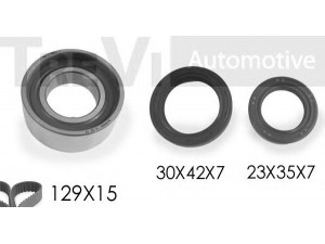 TREVI AUTOMOTIVE KD1209S paskirstymo diržo komplektas 
 Techninės priežiūros dalys -> Papildomas remontas