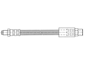 CEF 511566 stabdžių žarnelė 
 Stabdžių sistema -> Stabdžių žarnelės
8D0611775D