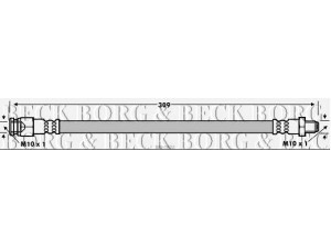 BORG & BECK BBH7802 stabdžių žarnelė 
 Stabdžių sistema -> Stabdžių žarnelės
58744-38-500