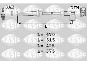 SASIC 9286005 uždegimo laido komplektas
