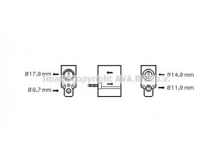 AVA QUALITY COOLING RT1333 išsiplėtimo vožtuvas, oro kondicionavimas 
 Oro kondicionavimas -> Vožtuvai
7701046080, 11516010