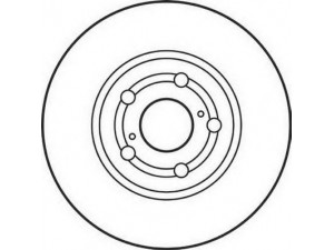 JURID 562125J stabdžių diskas 
 Stabdžių sistema -> Diskinis stabdys -> Stabdžių diskas
4351205030, 4351205031