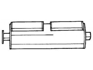 AKS DASIS SG67402 vidurinis duslintuvas