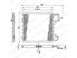 DELPHI TSP0225178 kondensatorius, oro kondicionierius 
 Oro kondicionavimas -> Kondensatorius
7700 811 354, 7700 825 300