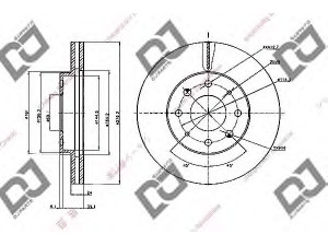 DJ PARTS BD2079 stabdžių diskas 
 Dviratė transporto priemonės -> Stabdžių sistema -> Stabdžių diskai / priedai
MB618340, MB895098