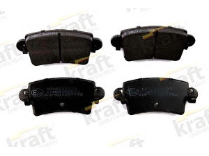 KRAFT AUTOMOTIVE 6011900 stabdžių trinkelių rinkinys, diskinis stabdys 
 Techninės priežiūros dalys -> Papildomas remontas
44060-00QAE, 4406000QAE, 7701206763