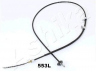 ASHIKA 131-05-553L trosas, stovėjimo stabdys 
 Stabdžių sistema -> Valdymo svirtys/trosai
MN102247